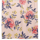 Abstract naadloos patroon met  bladeren en douchegordijn (Voorkant)