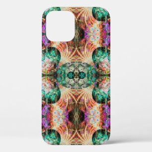 Abstract naadloos patroon met bloemen en decoratie Case-Mate iPhone case