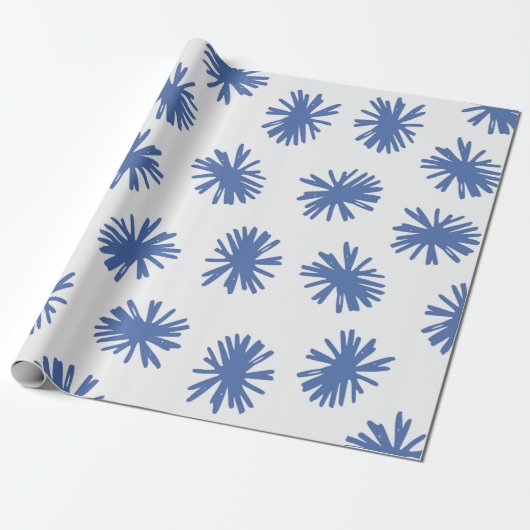 Abstract naadloos patroon met handgetekende vormen cadeaupapier (Uitgerold)