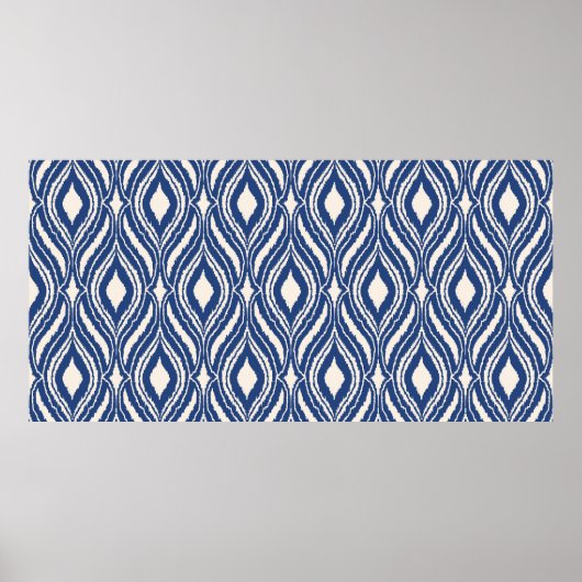 Abstract naadloos patroon met het effect Scribble. Poster (Voorkant)