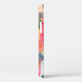 Abstract naadloos patroon met huizen. Waterverf Case-Mate iPhone Case (Achterkant / Rechts)