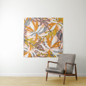 Abstract naadloos patroon met kleurrijke tropische wandkleed (In situ)