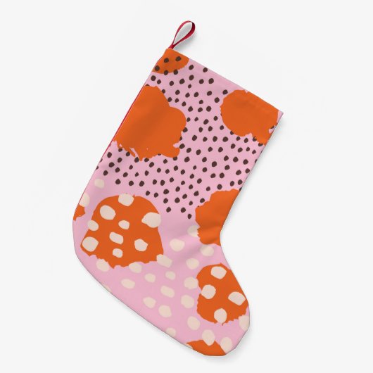 Abstract naadloos patroon met penseelstreken. Beau Kleine Kerstsok (Voorkant (Hangend))