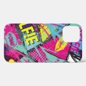 Abstract naadloos patroon met Pop kunstcomicspeech Case-Mate iPhone Case (Achterkant (horizontaal))