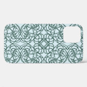 Abstract naadloos patroon met stadselementen Case-Mate iPhone case (Achterkant (horizontaal))