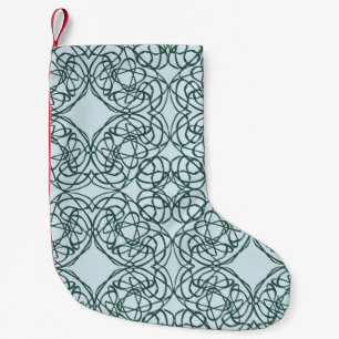 Abstract naadloos patroon met stadselementen kleine kerstsok