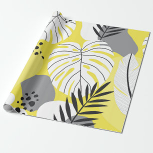 Abstract naadloos patroon met tropische pal cadeaupapier