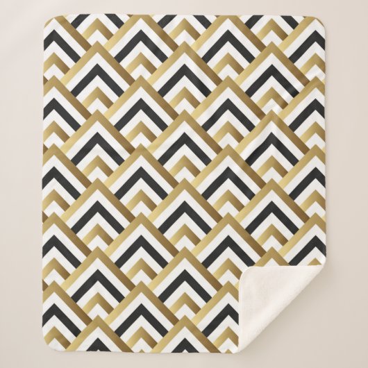 Abstract naadloos patroon.  naadloze patrouille sherpa deken (Voorkant)