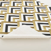 Abstract naadloos patroon.  naadloze patrouille sherpa deken (3/4)