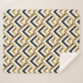 Abstract naadloos patroon.  naadloze patrouille sherpa deken (Voorkant (horizontaal))