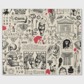 Abstract naadloos patroon op het thema van het the cadeaupapier (Vlak)