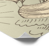  abstract naadloos patroon op het thema van poster (Hoek)