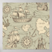  abstract naadloos patroon op het thema van poster (Voorkant)