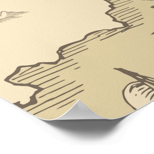  abstract naadloos patroon op het thema van poster (Hoek)