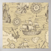  abstract naadloos patroon op het thema van poster (Voorkant)