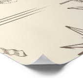 abstract naadloos patroon op het thema van poster (Hoek)