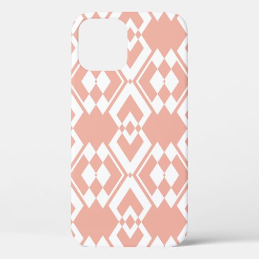 Abstract naadloos patroon van de roze kleur van de Case-Mate iPhone case (Achterkant)