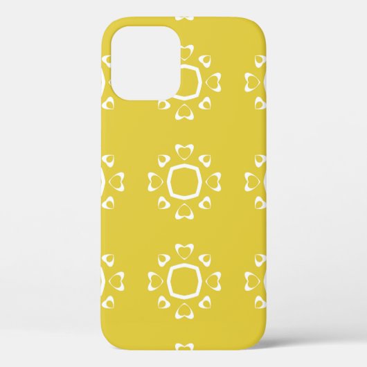 Abstract naadloos patroon van gele kleurenachtergr Case-Mate iPhone case (Achterkant)