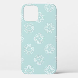Abstract naadloos patroon van Powder Blue-kleurbac Case-Mate iPhone Case