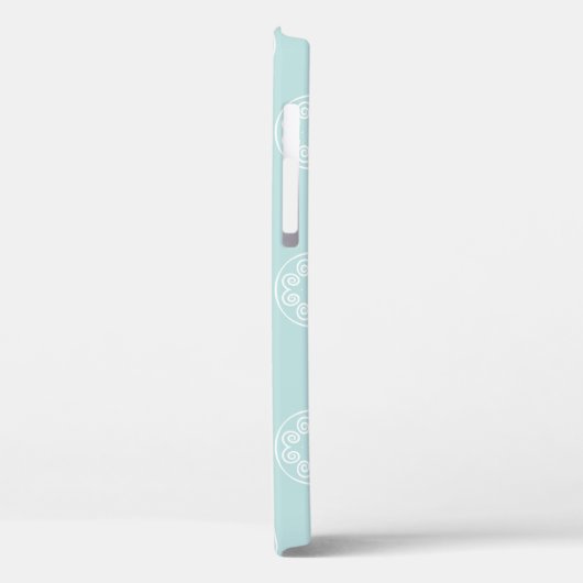 Abstract naadloos patroon van Powder Blue-kleurbac Case-Mate iPhone Case (Achterkant / Links)