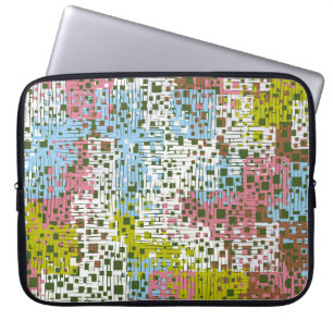 Abstract naadloos patroon. Verf van de lente Laptop Sleeve