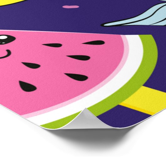 Abstract naadloos roompatroon. Creative vint Poster (Hoek)