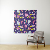 Abstract naadloos roompatroon. Creative vint Wandkleed (In Situ (horizontaal))