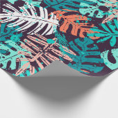 Abstract naadloos tropisch bladeren. Creativ Cadeaupapier (Hoek)