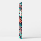 Abstract naadloos tropisch bladeren. Creativ Case-Mate iPhone Case (Achterkant / Rechts)