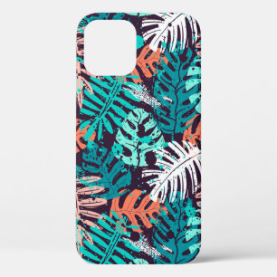 Abstract naadloos tropisch bladeren. Creativ Case-Mate iPhone Case