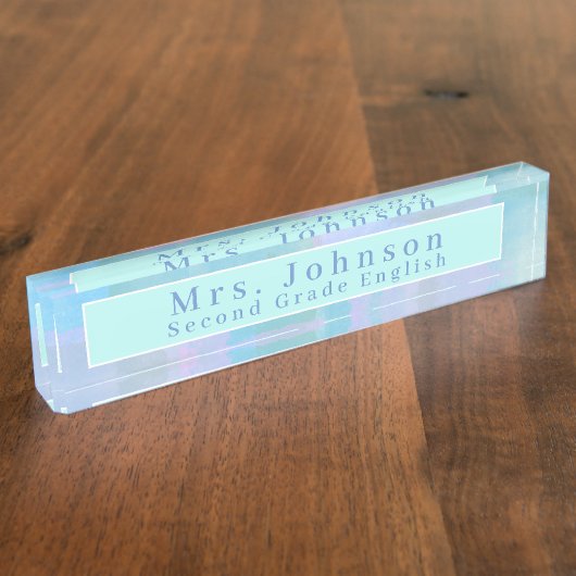 Abstract Naambordje (Zijkant)