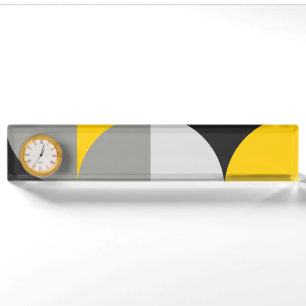 Abstract Naambordje voor bureau