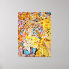 Abstract najaar canvas afdruk