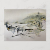 Abstract najaar in het landschap 2 briefkaart (Voorkant)