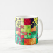 Abstract najaar koffiemok (Voorkant rechts)