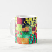 Abstract najaar koffiemok (Voorkant links)