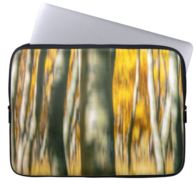 Abstract najaar laptop sleeve (Voorkant)