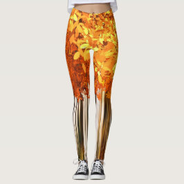 Abstract najaar leggings