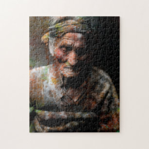 Abstract Native American-puzzel Legpuzzel