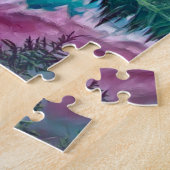 Abstract Natuur bos Wilderness Landschap Legpuzzel (Zijkant)