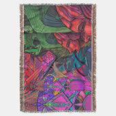 Abstract (Natuur) Gooi deken (Voorkant Verticaal)