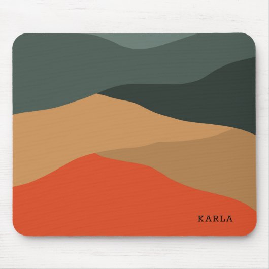 Abstract natuur landschap muismat (Voorkant)