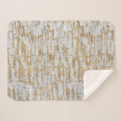 Abstract natuurlijk boomschors sherpa deken (Voorkant (horizontaal))