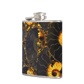 Abstract Nautilus patroongeel goud Heupfles (Links)