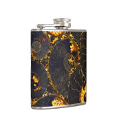 Abstract Nautilus patroongeel goud Heupfles (Rechts)