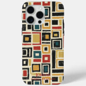 Abstract Ndebele Geometrie – Trillende Artistieke Case-Mate iPhone Case (Achterkant)