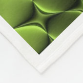 Abstract Neon Groen Geometrisch Patroon Fleece Dek Deken (Hoek)