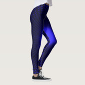 Abstract neon licht geometrisch sterrenontwerp leggings (Rechts)