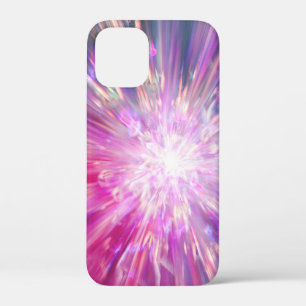 Abstract neon roze en blauwe energie-uitbarsting g Case-Mate iPhone case