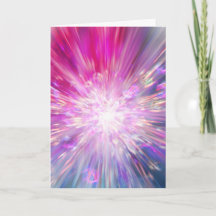 Abstract neon roze en blauwe energie-uitbarsting g